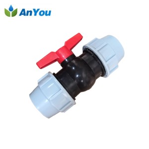 PP Compression Ball Valve