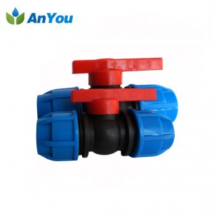 PP Compression Ball Valve